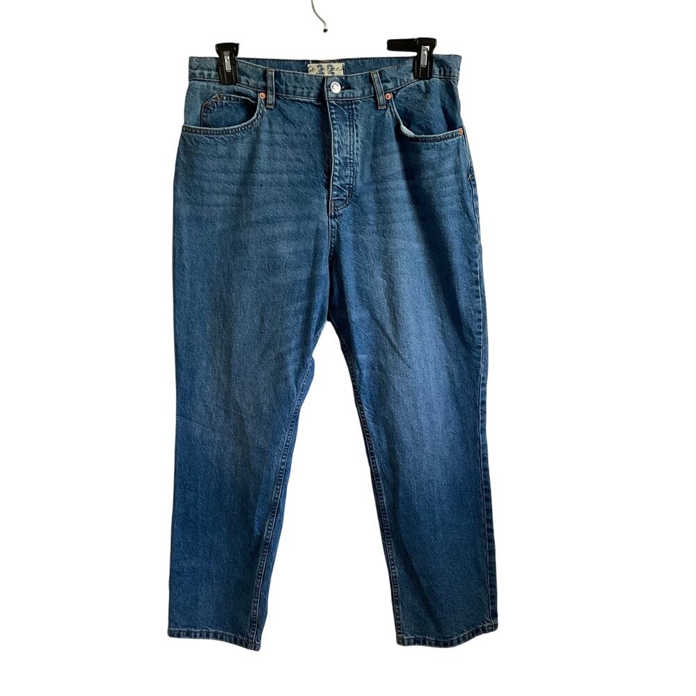 We The Free Curvy Straight Leg Button Fly Jeans - Size 33